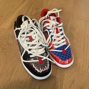 Custom Painted Spider-Man Sneakers Never Worn
